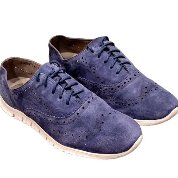 Cole Haan zerogrand grand os blue suede size 8 - Picture 7 of 7